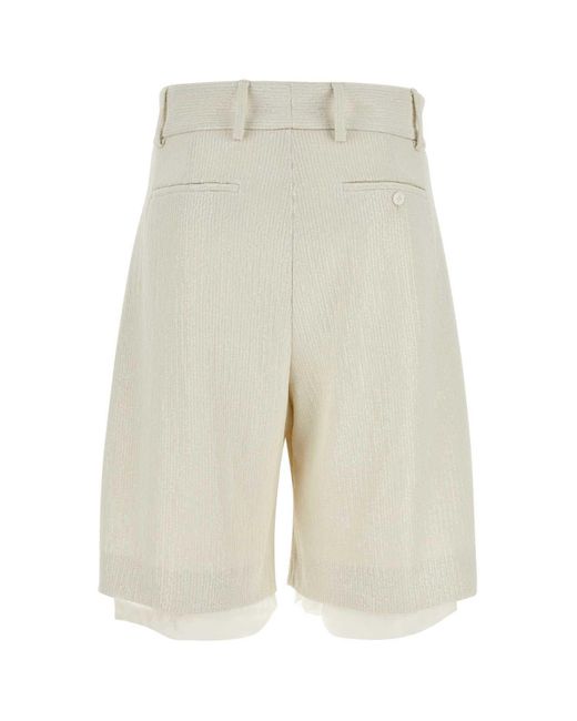 Amiri White Belt-Loop Shorts for men
