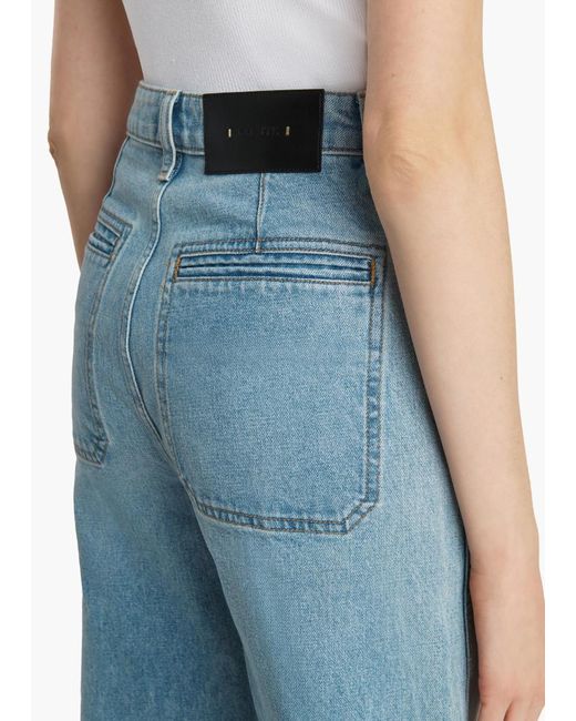Khaite Blue Delmonico Jean