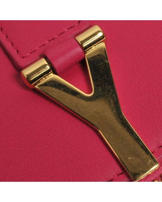 Saint Laurent Pink Zip Wallet