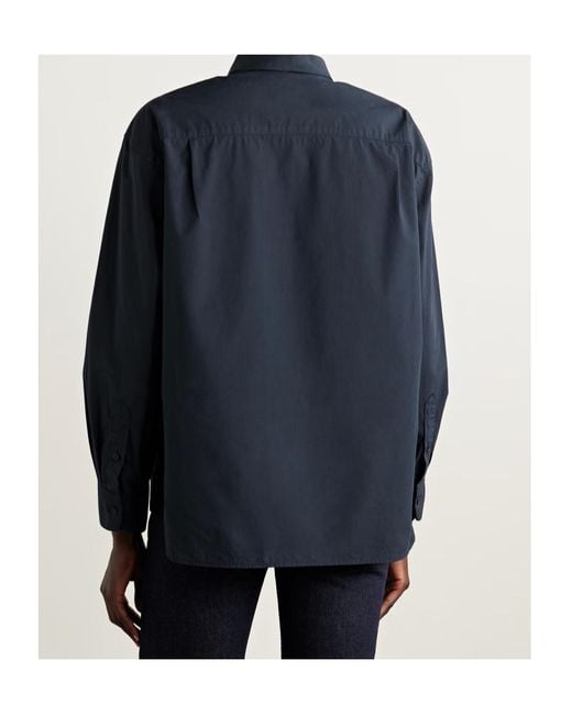 Nili Lotan Blue Long Sleeve Shirt