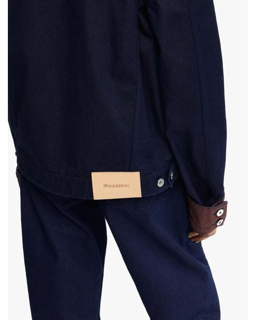 J.W. Anderson Blue Jw Anderson Turn Up Cuff Jacket