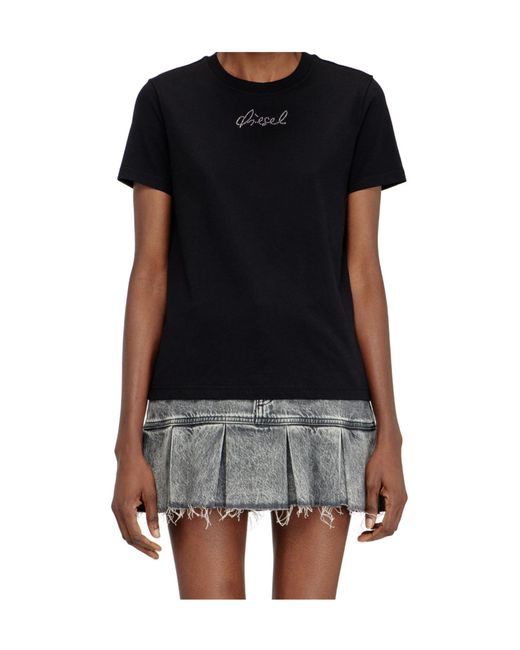 DIESEL Black Logo T-Shirt
