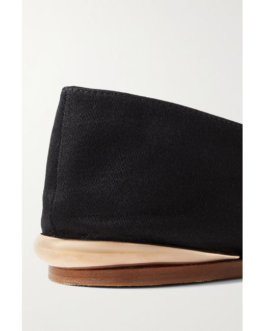 Gabriela Hearst Black Pointed Ballet Shoes