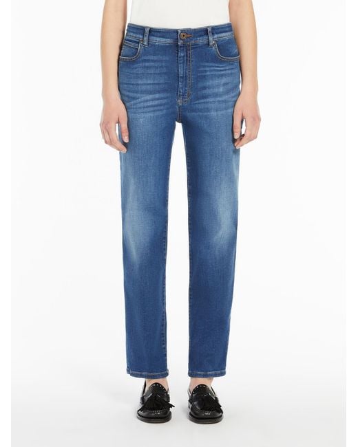 Weekend by Maxmara Blue Ortisei Straight Leg Jeans