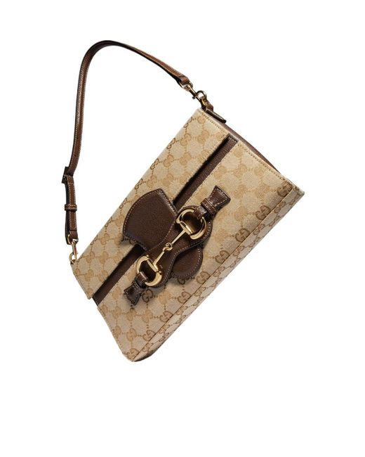 Gucci Metallic Horsebit Ristretto Medium Shoulder Bag