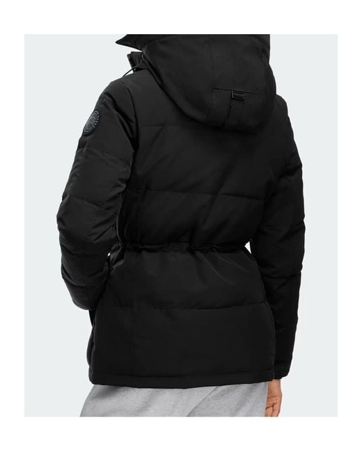 Canada Goose Black Chelsea Front-Zip Hooded Parka