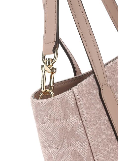 MICHAEL Michael Kors Pink Monogram Patterned Top Handle Bag