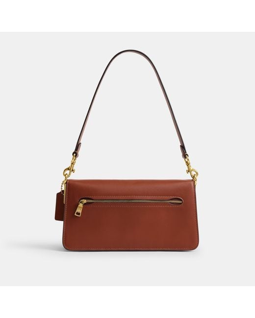 COACH Brown Simple Single-Shoulder Bag