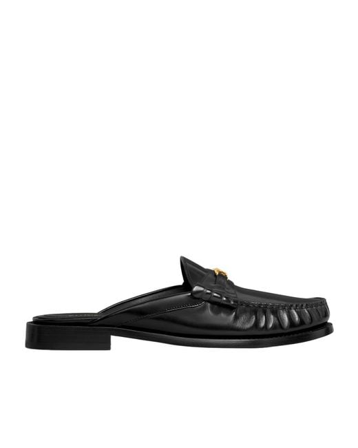 Céline Black Luco Mule Loafer