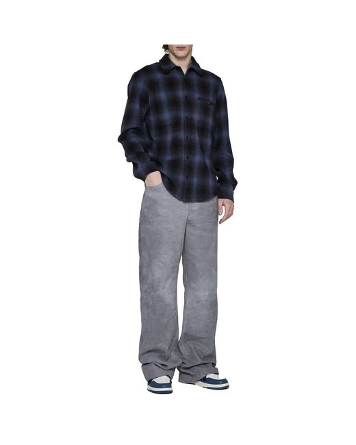 Amiri Gray Flared-Leg Jeans for men