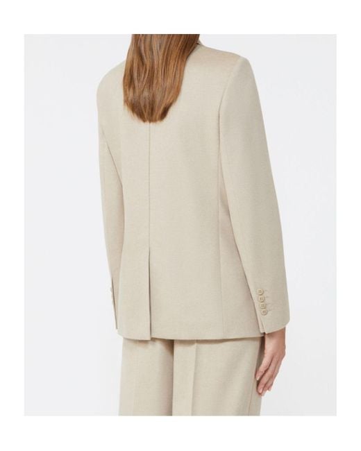 Max Mara Natural Studio Folgore Single-Breasted Blazer
