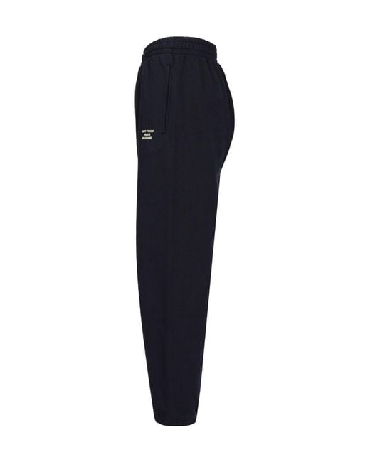Drole de Monsieur Blue Elastic Waist Casual Pants for men