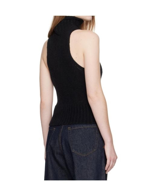 Tom Ford Black Logo-Plaque Vest