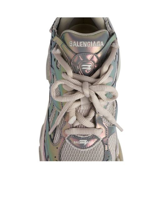 Balenciaga Gray Runner Iridescent Sneaker