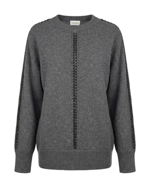 P.A.R.O.S.H. Gray Crew Neck Sweater