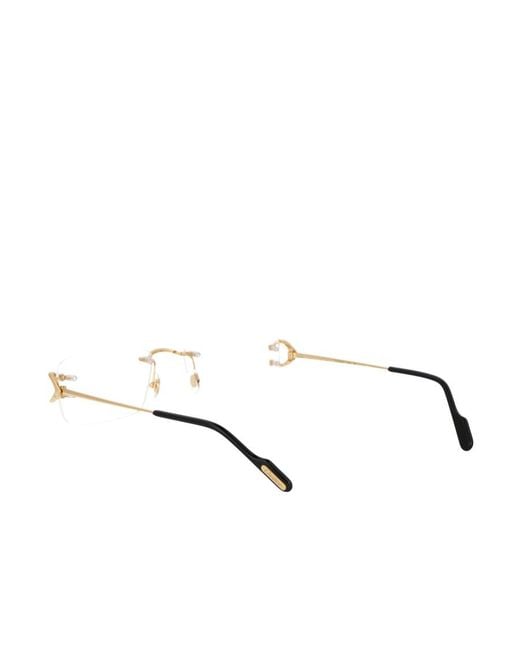 Cartier Natural Square-Frame Glasses for men