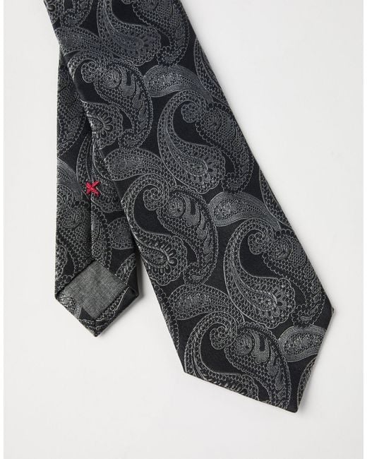 Brunello Cucinelli White Jacquard Pointed-Tip Tie for men