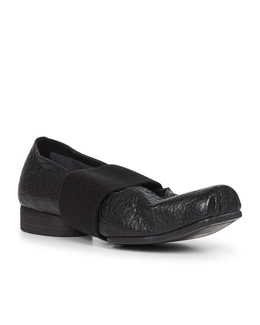 Uma Wang Black Ballet Strap Ballet Flats