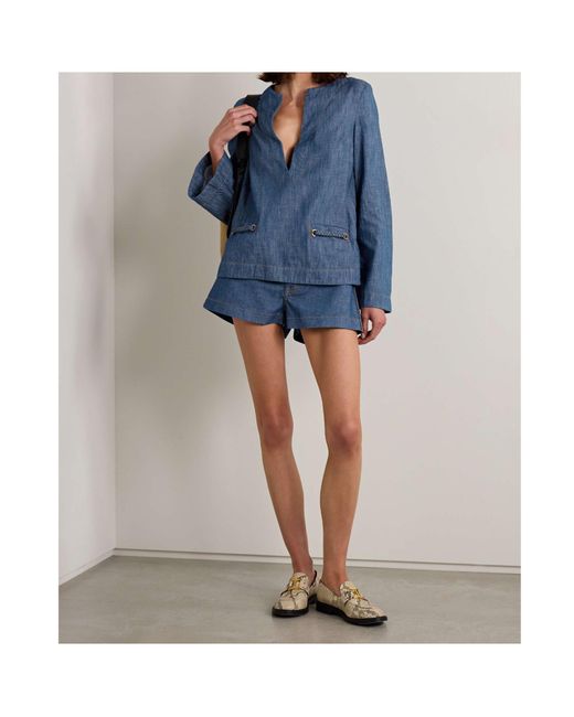 Zimmermann Blue Denim Tunic