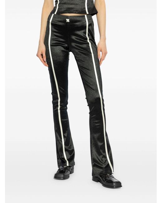 M I S B H V Black Logo-Patch Track Pants