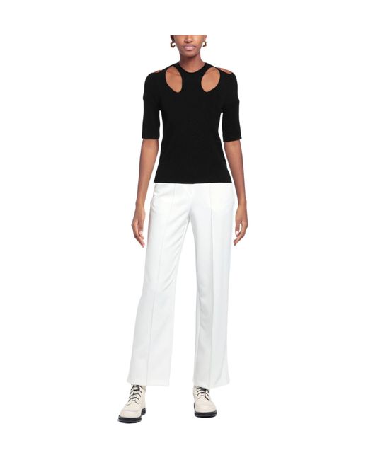 Chloé Black Crewneck Knit Top