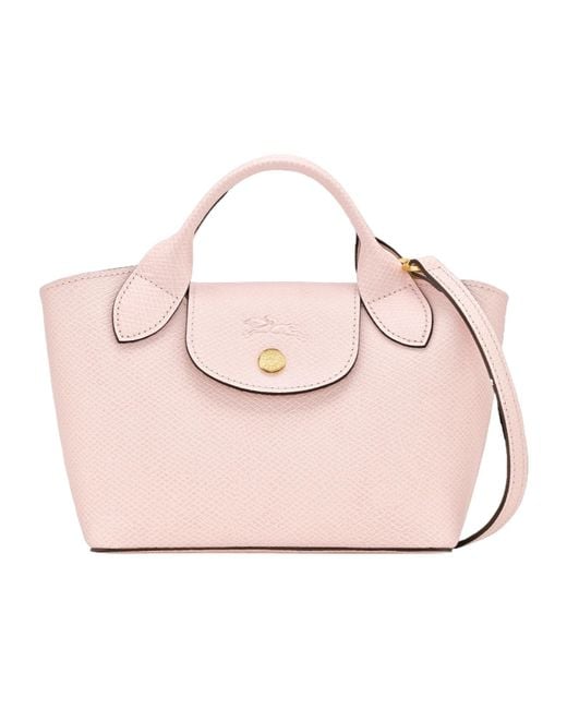 Longchamp Pink Top Handle Shoulder Bag