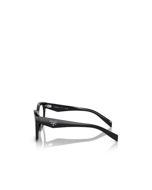 Prada White Eyewear Square Frame Glasses