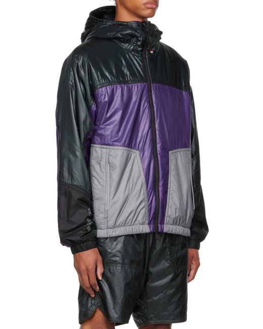 Moncler Purple Peyrus Hooded Jacket for men