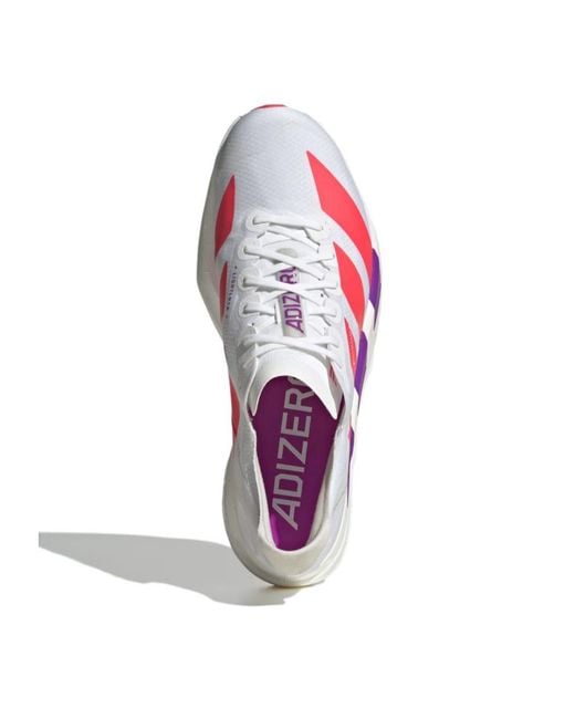 Adidas Pink Adizero Adios Pro 4 Sneakers for men