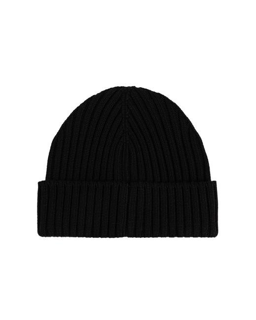 Givenchy Black Logo Embroidered Knit Beanie for men
