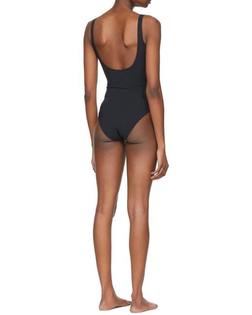 Moncler Black Logo-Print Sleeveless Bodysuit