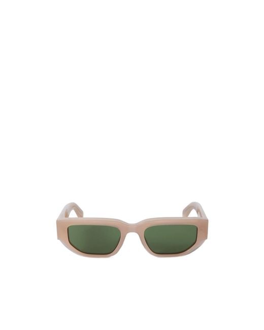 Off-White c/o Virgil Abloh Green Greeley Rectangular Frame Sunglasses for men