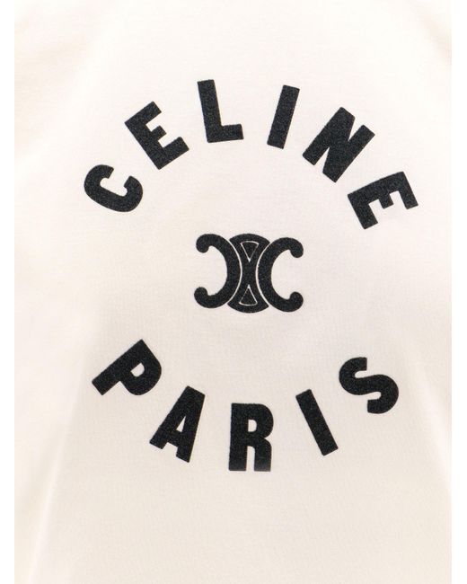 Céline Natural Triomphe T-Shirt