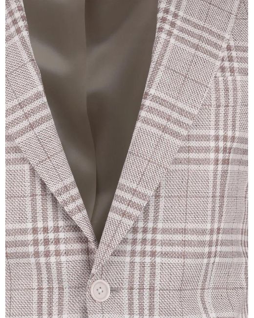 Boss Gray Long-Sleeved Suit Jacket for men