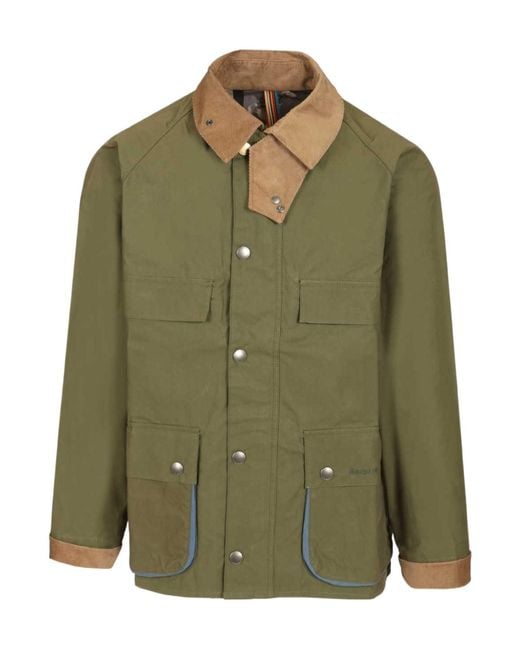 Barbour Green X Paul Smith Sugarlump Bedale Casual Jacket for men