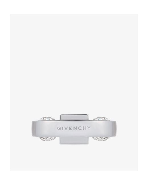 Givenchy White 4G Ring