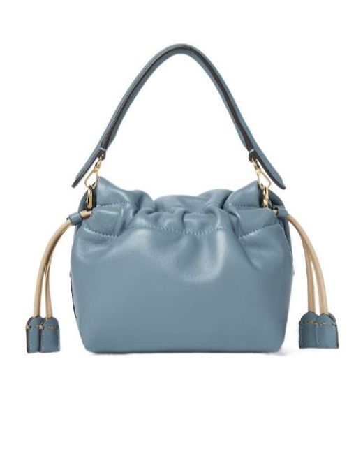 Fendi Blue Mamma Baguette Small