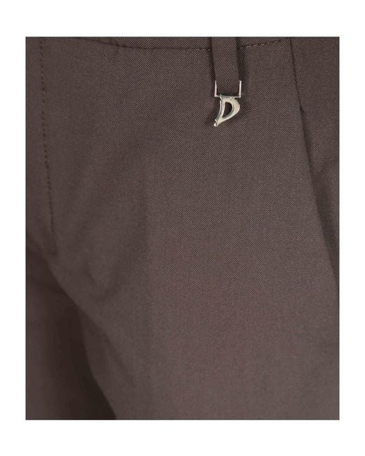 Dondup Gray Lexi Skinny Fit Tailored Trousers
