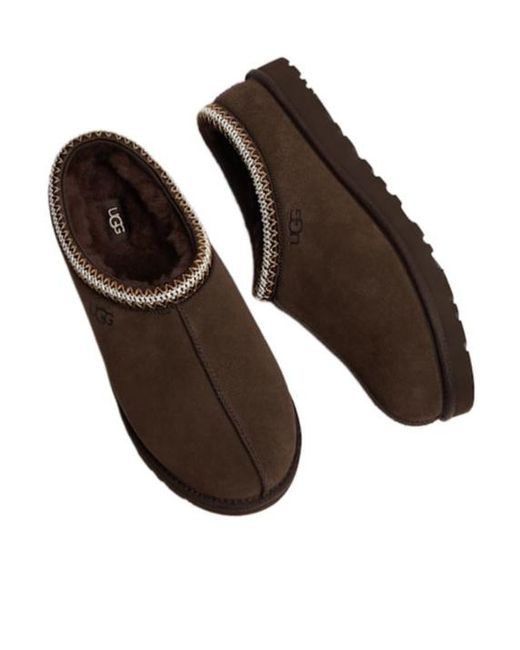 Ugg Brown Slipon Flat Shoes for men
