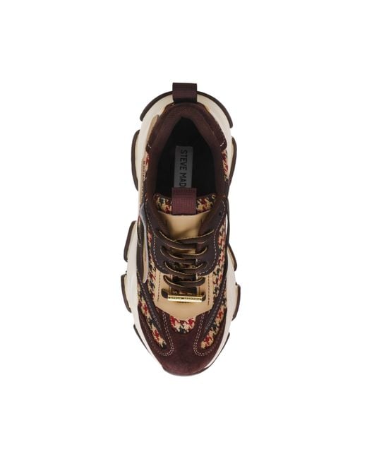 Steve Madden Brown Color Block Casual Shoes