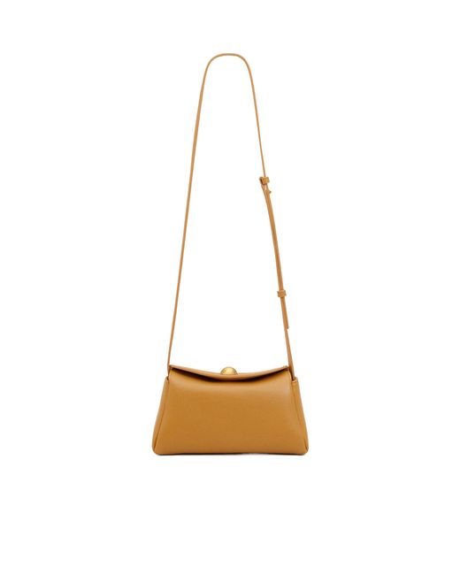 AMI White Mini Carrousel Clutch Bag for men
