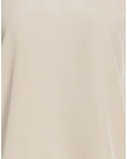 Brunello Cucinelli Natural Crepe Tops
