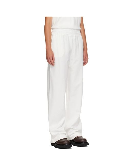 Moncler Gray Elastic-Waist Athletic Pants