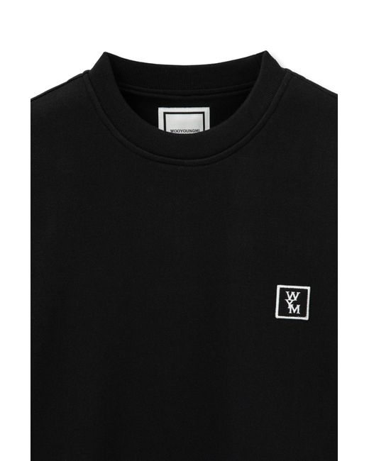 Wooyoungmi Black Back Logo Sweatshirt