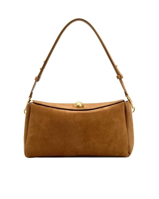 AMI Brown Carrousel Medium Shoulder Bag for men