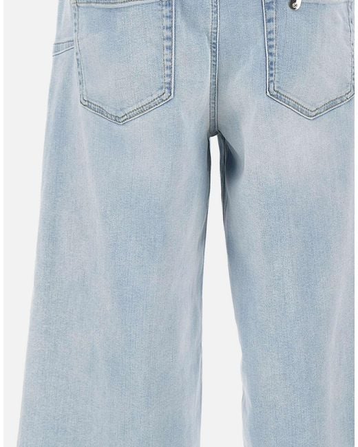 Liu Jo Blue High-Waist Flared Jeans