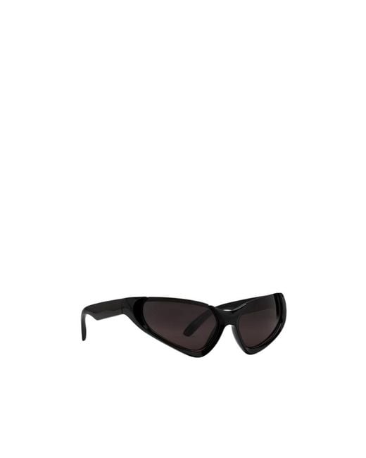 Balenciaga Black Eyewear Xpander Rectangle Frame Sunglasses for men