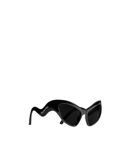 Balenciaga Black Eyewear Hamptons Cat-Eye Sunglasses