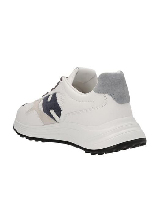 Hogan White Hyperlight Lace-Up Sneakers for men