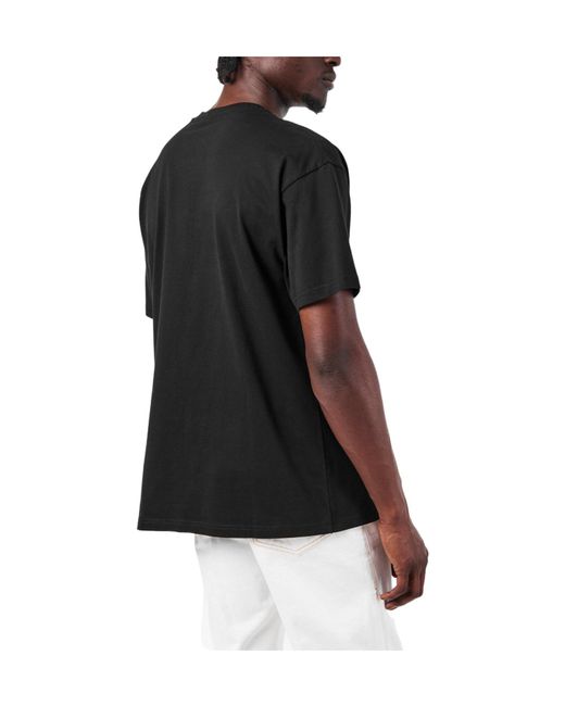 Givenchy Black Stamp Print T-Shirt for men
